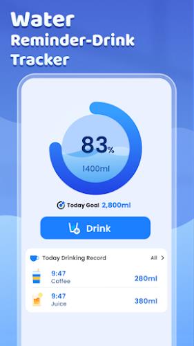 Water Reminder - Drink Tracker應用截圖第1張