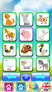 Animal sounds - Kids learn Zrzut ekranu 1