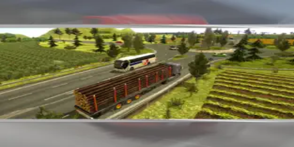 Truck Simulator Europe Captura de pantalla 1