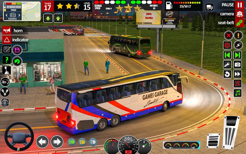 Classic Bus Simulator Games 3D Captura de tela 4