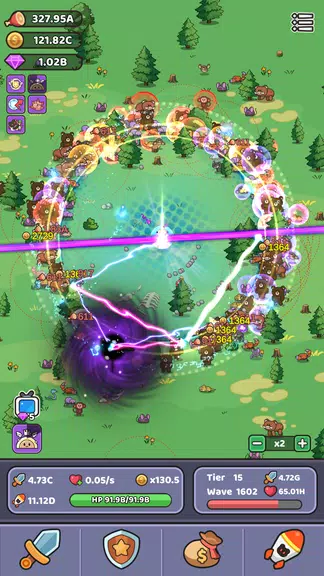 Wild Survival - Idle Defense Tangkapan skrin 2