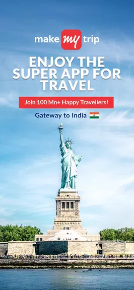 MakeMyTrip Hotels, Flight, Bus Captura de tela 1