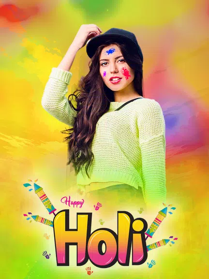Schermata Happy Holi Video Maker 4