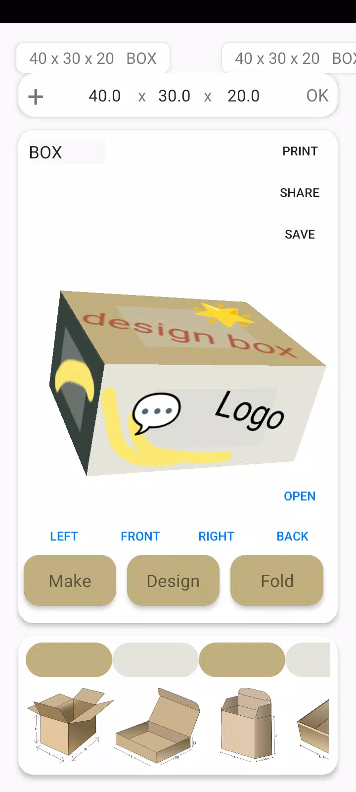 Box Maker Template Creator Pro應用截圖第2張