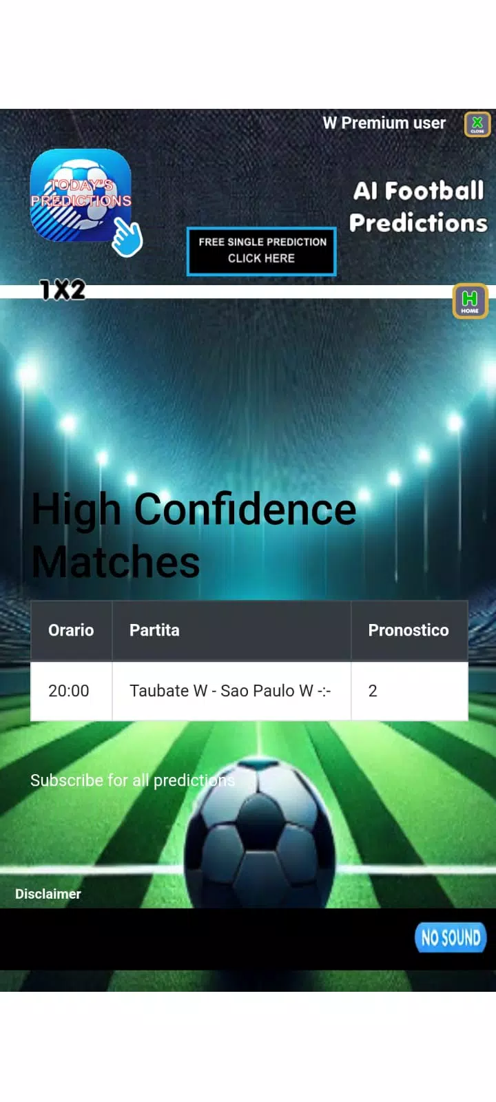 Ai football predictions Ảnh chụp màn hình 3