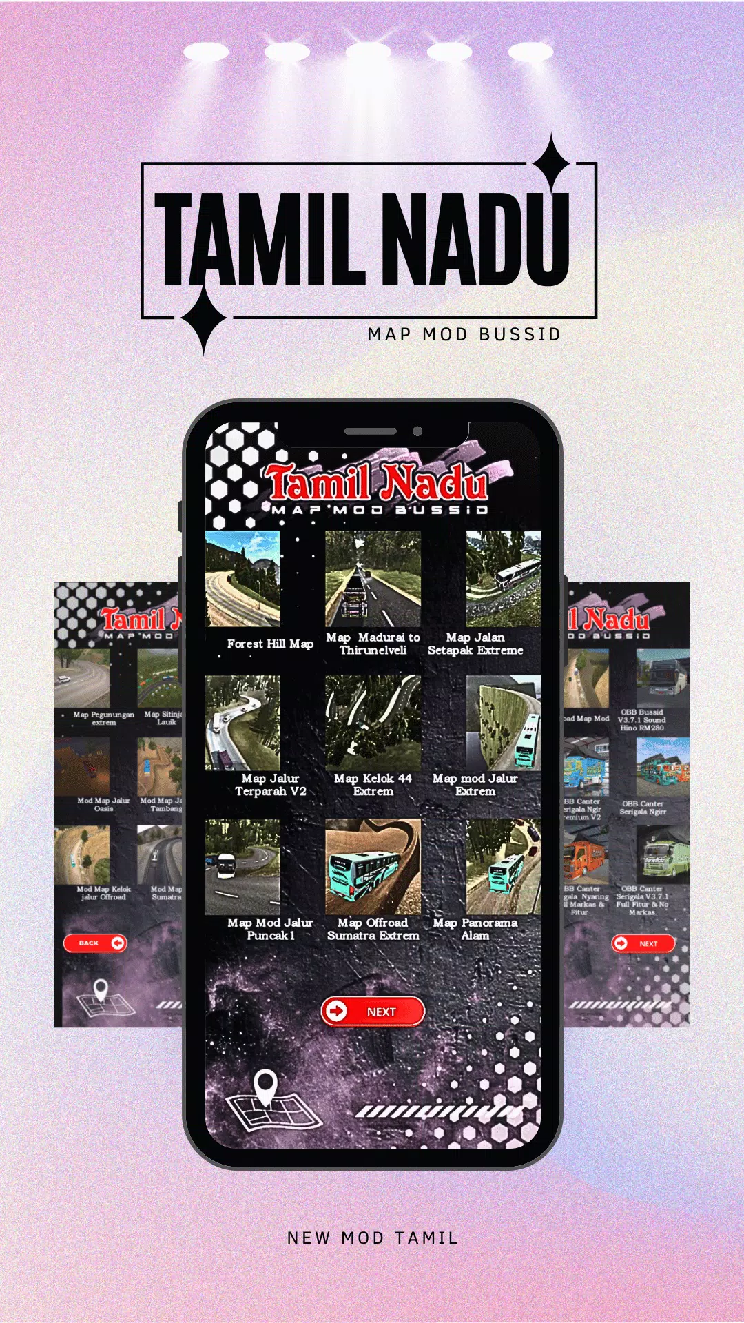 Tamil nadu map mod bussid Screenshot 2