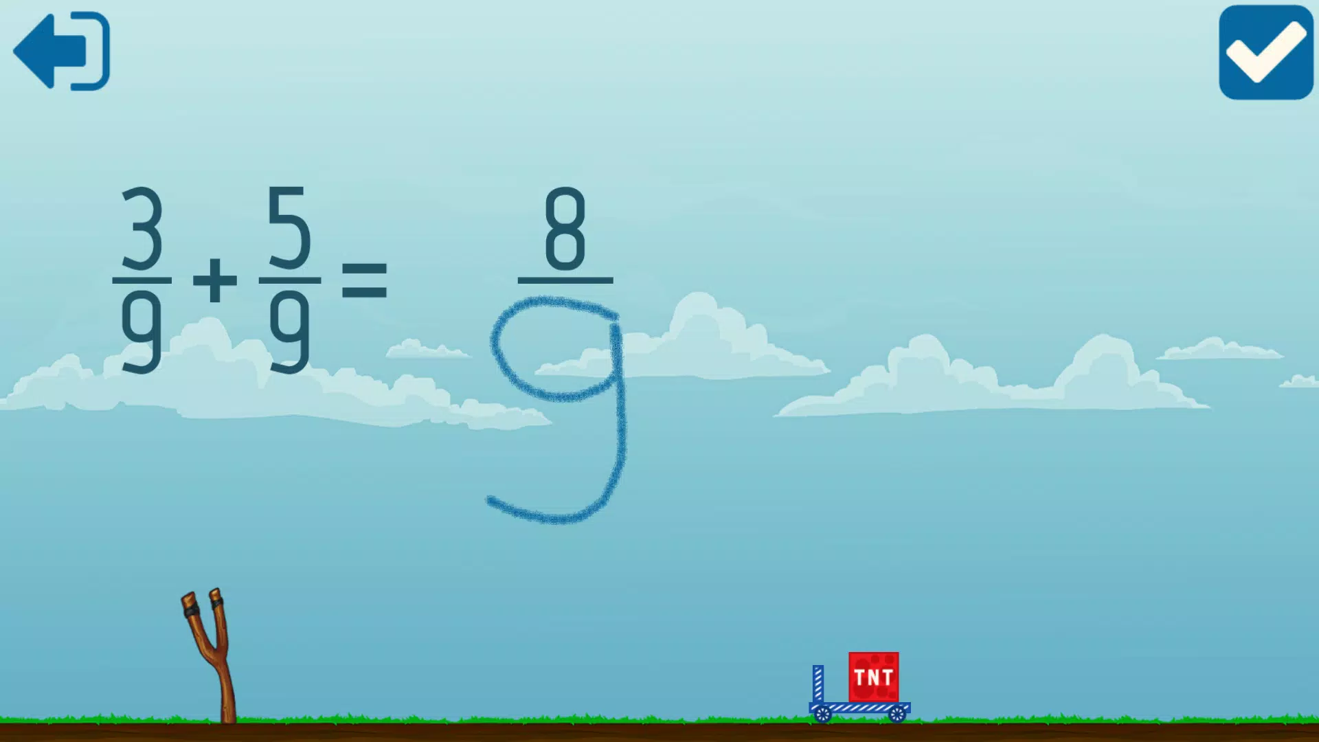 Adding Fractions Math Game Screenshot 4