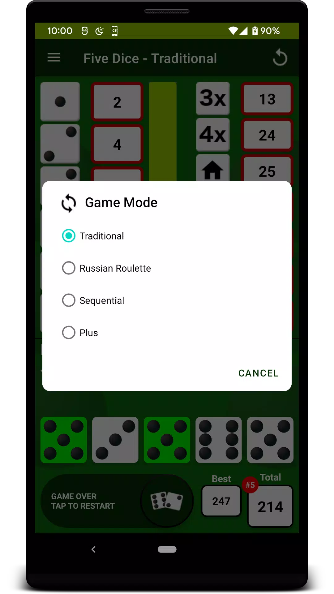 Five Dice Screenshot 4