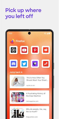 Firefox Fast & Private Browser Mod Zrzut ekranu 3