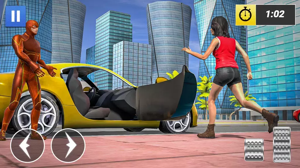 Superhero Car Games Taxi Games Ekran Görüntüsü 4