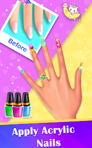 Nail polish game nail art スクリーンショット 3