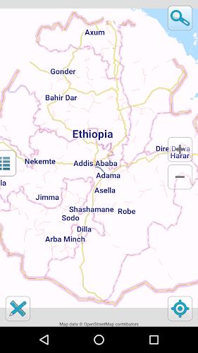 Map of Ethiopia offline Скриншот 1