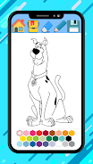 Scooby coloring doo cartoon ga Screenshot 1