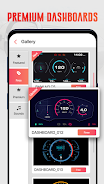 GPS Speedometer OBD2 Dashboard Screenshot 2