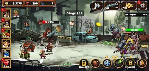 Schermata Apes Vs. Zombies 3