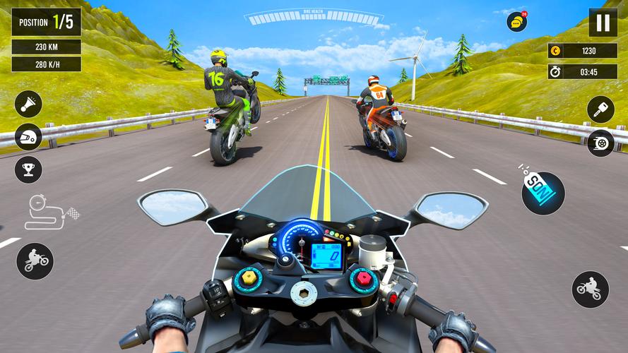 Moto Traffic Bike Race Game 3d Скриншот 1
