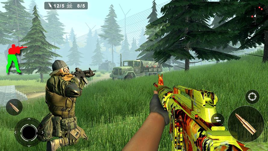 Commando Strike Offline Game Captura de tela 4