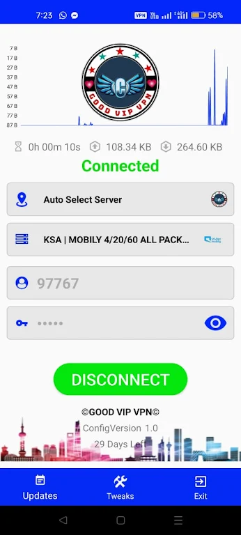 GOOD VIP VPN Captura de pantalla 2