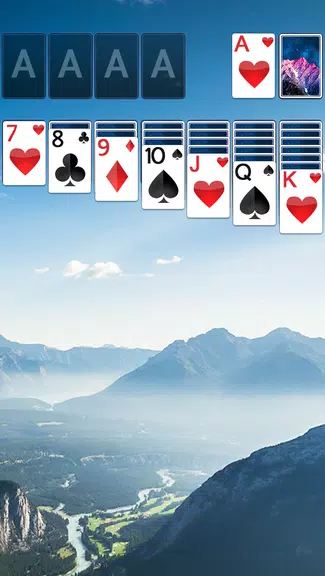 Solitaire Mountain Top Theme Captura de tela 1
