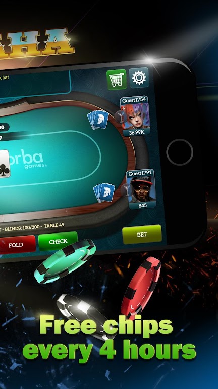 Live Poker Tables–Texas holdem and Omaha स्क्रीनशॉट 4