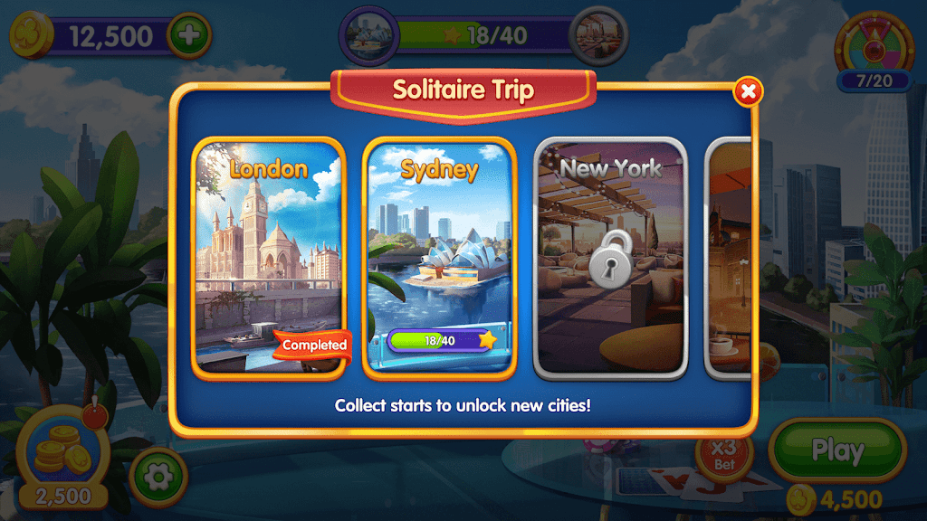 Solitaire Trip: Classic Tripeaks Card Game スクリーンショット 4