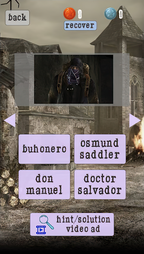 Resident Quiz Evil 4 Capture d'écran 1