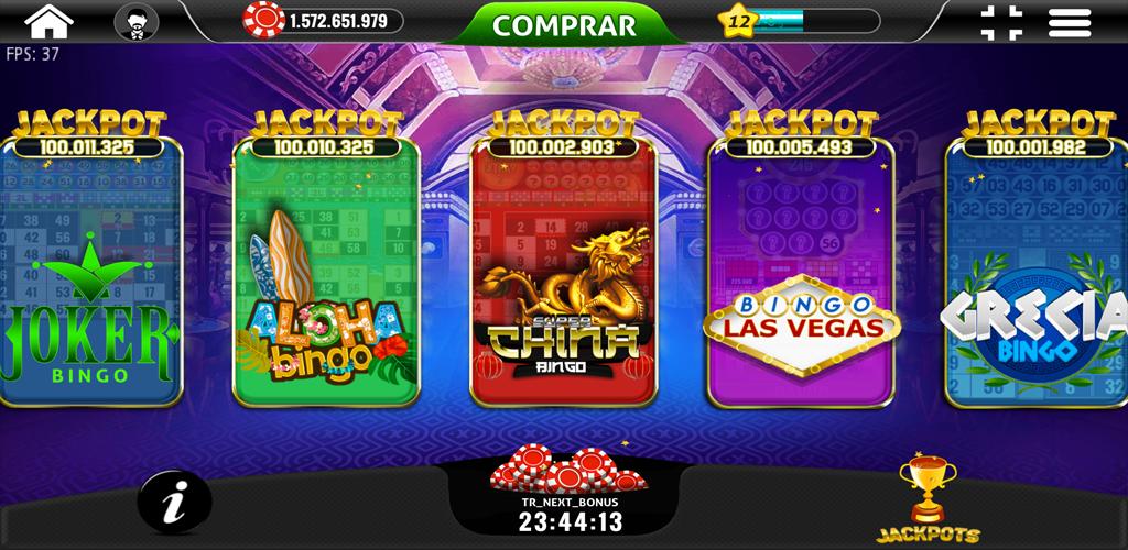 Amazonia Bingo Schermafbeelding 2