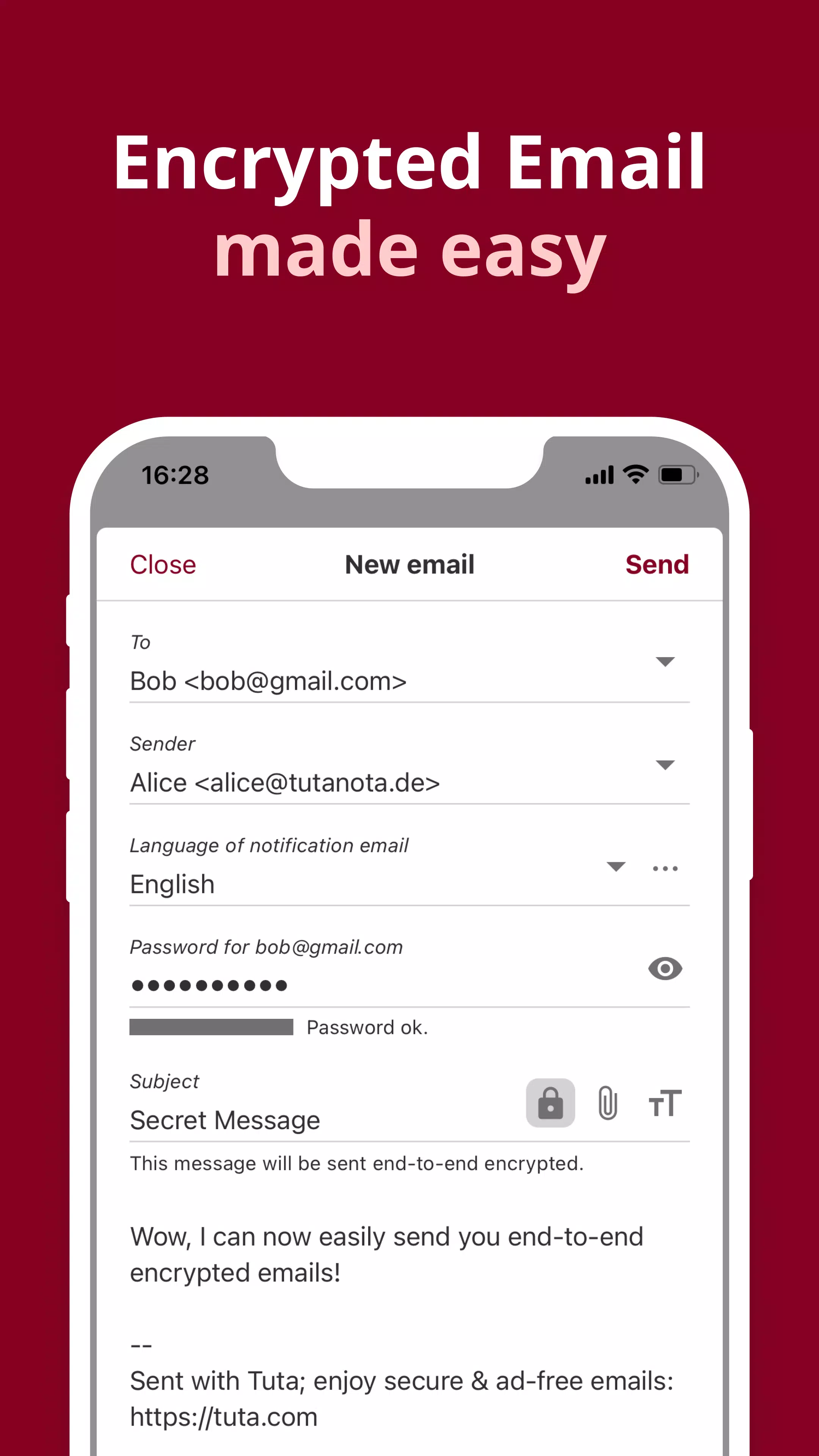 Private Encrypted Email Tuta ภาพหน้าจอ 2