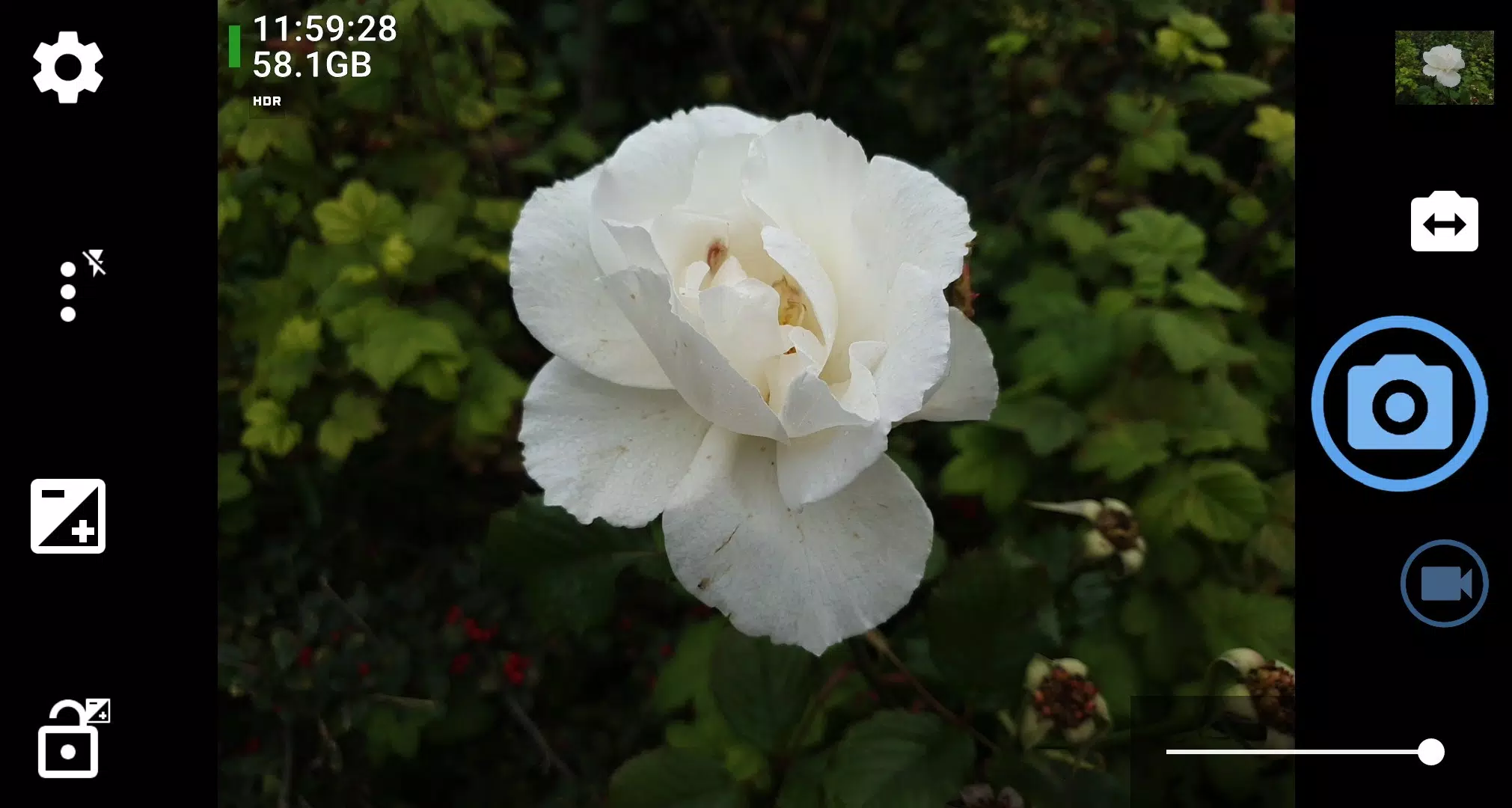 Open Camera ဖန်သားပြင်ဓာတ်ပုံ 1