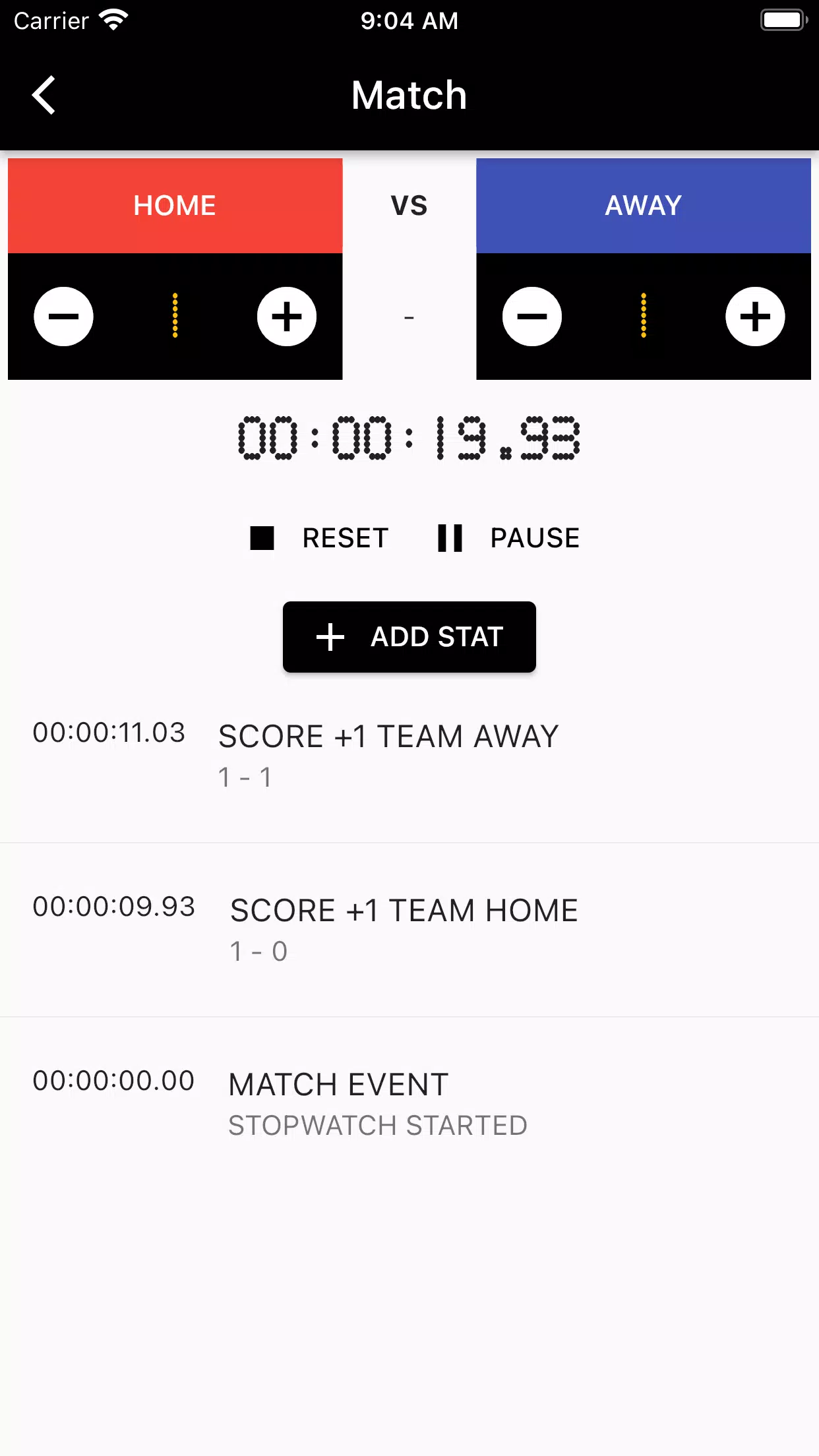 Match Scoreboard Tangkapan skrin 2