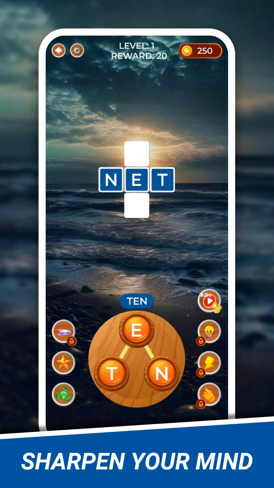 Word Connect Crossword Puzzle Screenshot 1