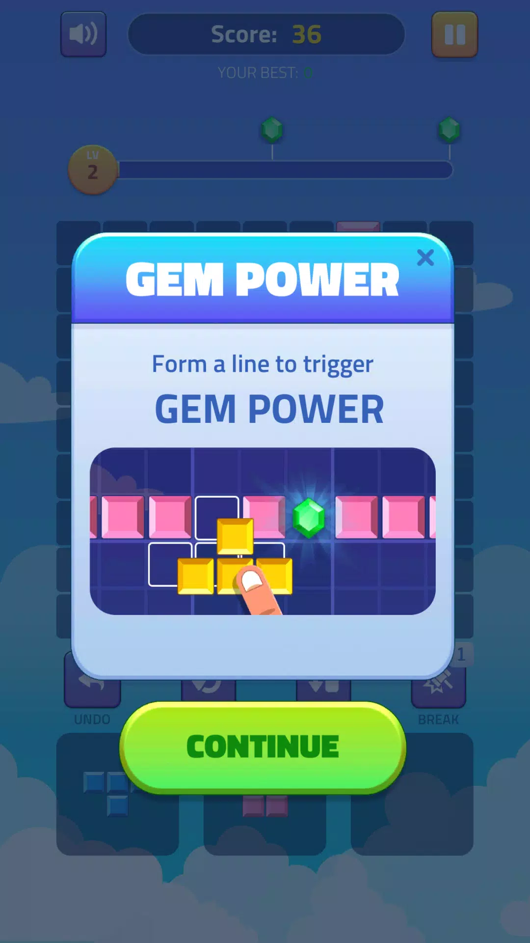 Block Puzzle - Gems Adventure スクリーンショット 3