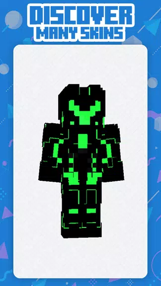 Neon Squad Skin Minecraft Captura de tela 1