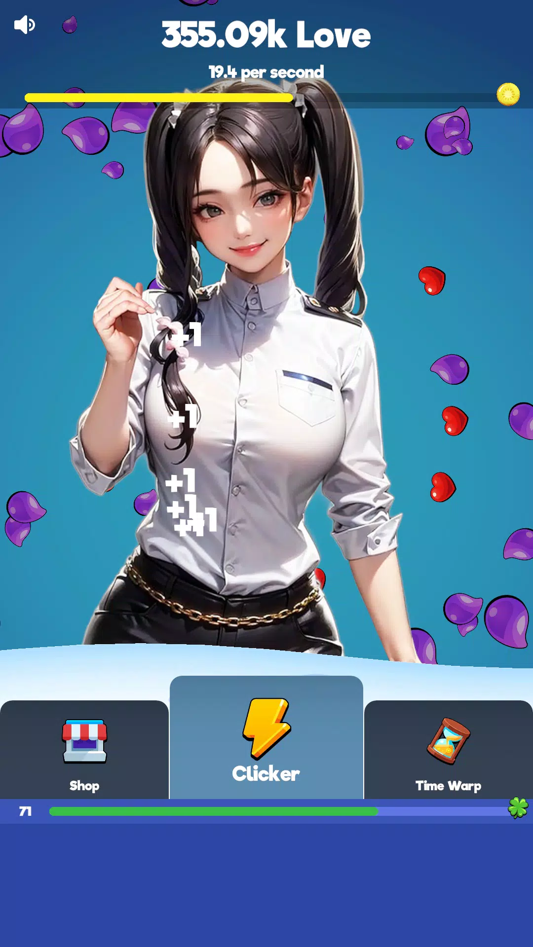 Sexy touch girls: idle clicker Screenshot 4