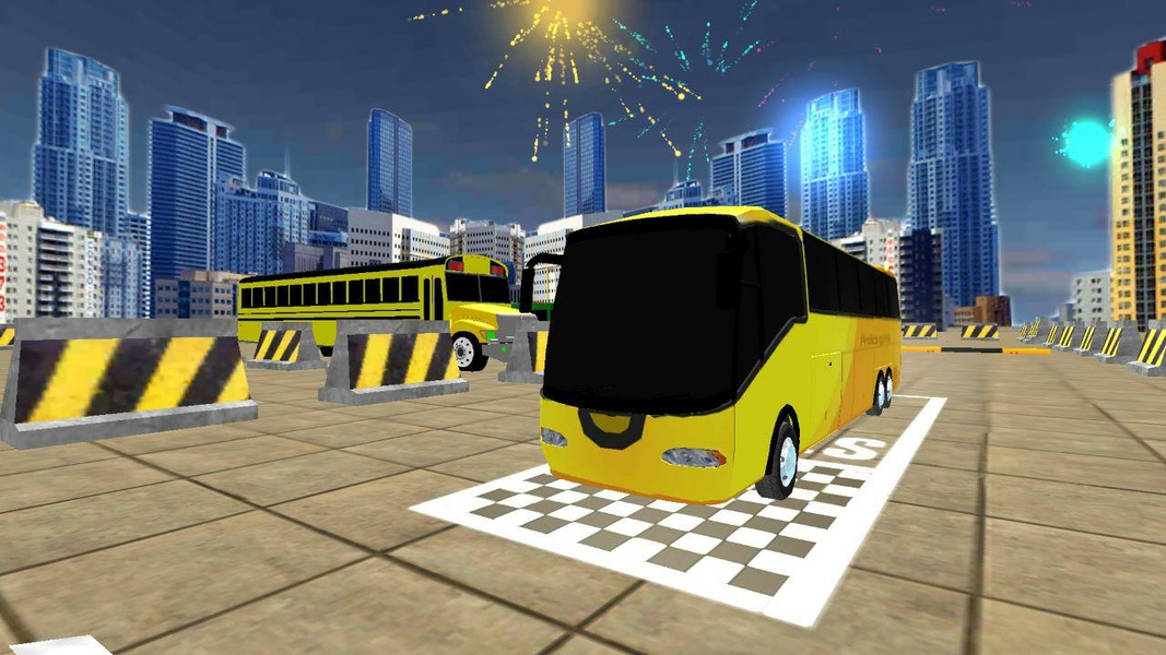 Modern Bus Drive Parking 3D Zrzut ekranu 2