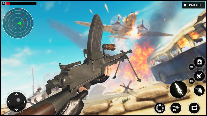 Gunner World War: WW2 Gun Game स्क्रीनशॉट 2