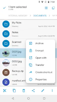 Solid Explorer File Manager स्क्रीनशॉट 1