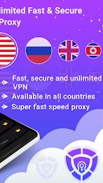 SuperFast VPN : Fast VPN Proxy Screenshot 3