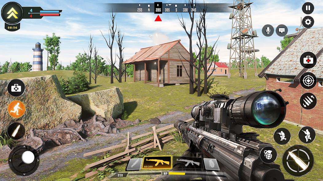 Sniper Game: Shooting Gun Game Mod ภาพหน้าจอ 3