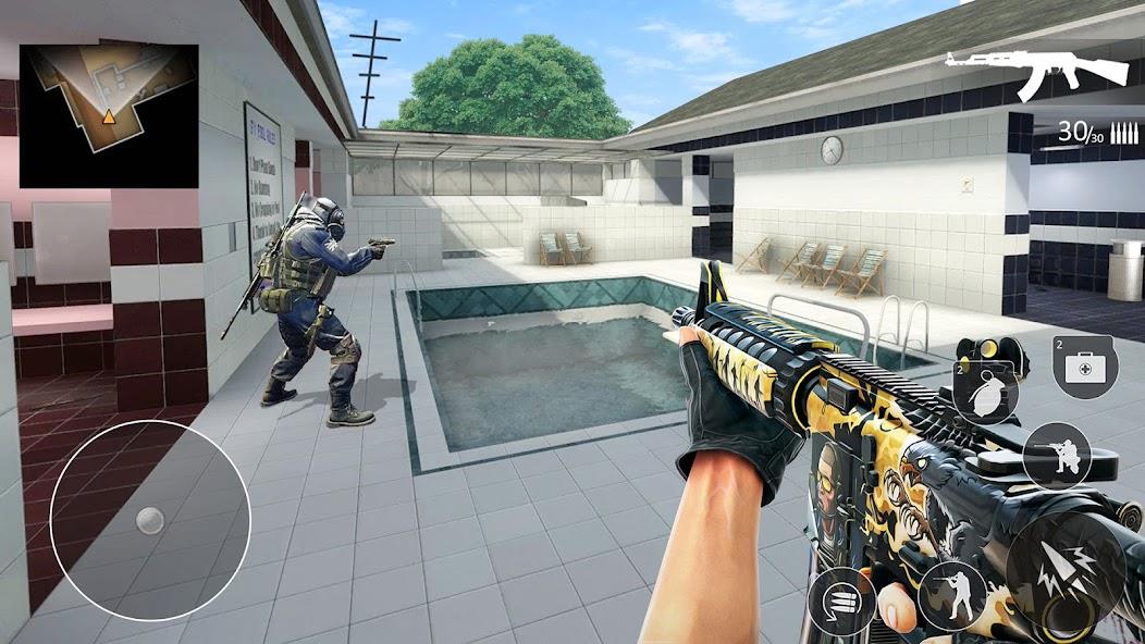 Anti Terrorist Shooting Games Mod Ảnh chụp màn hình 2