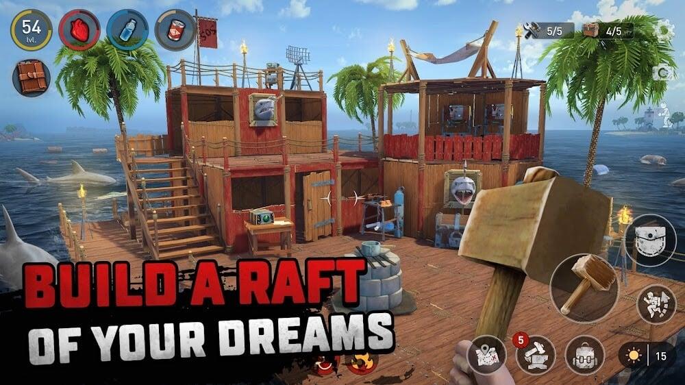 Raft Survival Ekran Görüntüsü 3