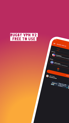 RUGBY VPN V2 स्क्रीनशॉट 1