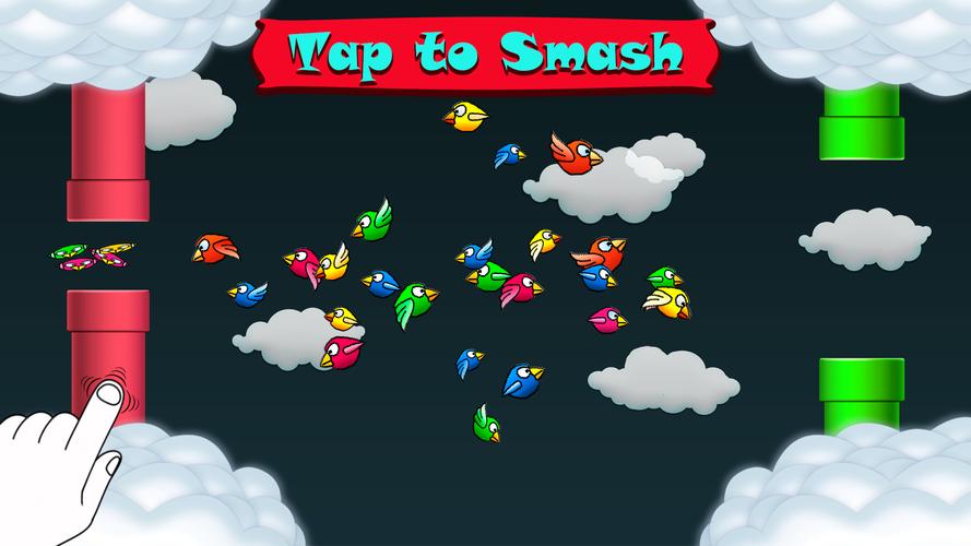 Fun Birds Game - Two players Скриншот 1