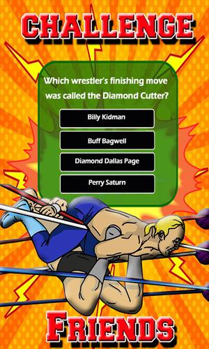 Wrestling Body Slams Pro Quiz Captura de pantalla 2