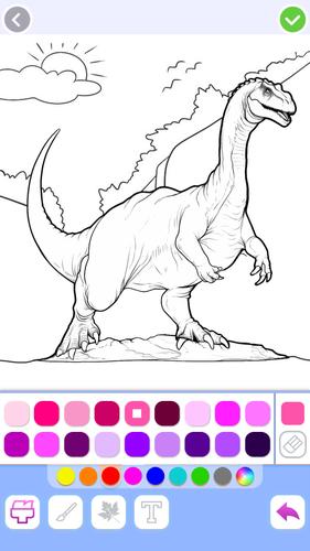 Dino Coloring Capture d'écran 4
