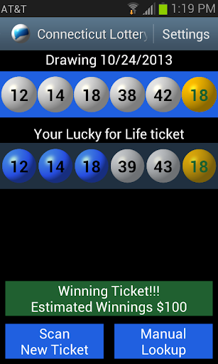 Connecticut Lottery Scanner Screenshot 3