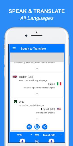 Schermata Speak and Translate All languages Voice Translator 2