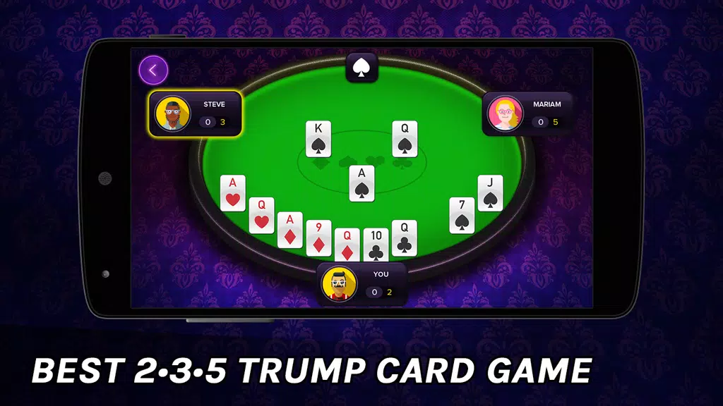 235 or 3 2 5 card game - 2 3 5 Do Teen Paanch Card Скриншот 1