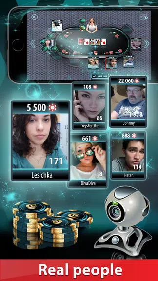 GC Poker 2: WebCamera-tables, Schermafbeelding 2