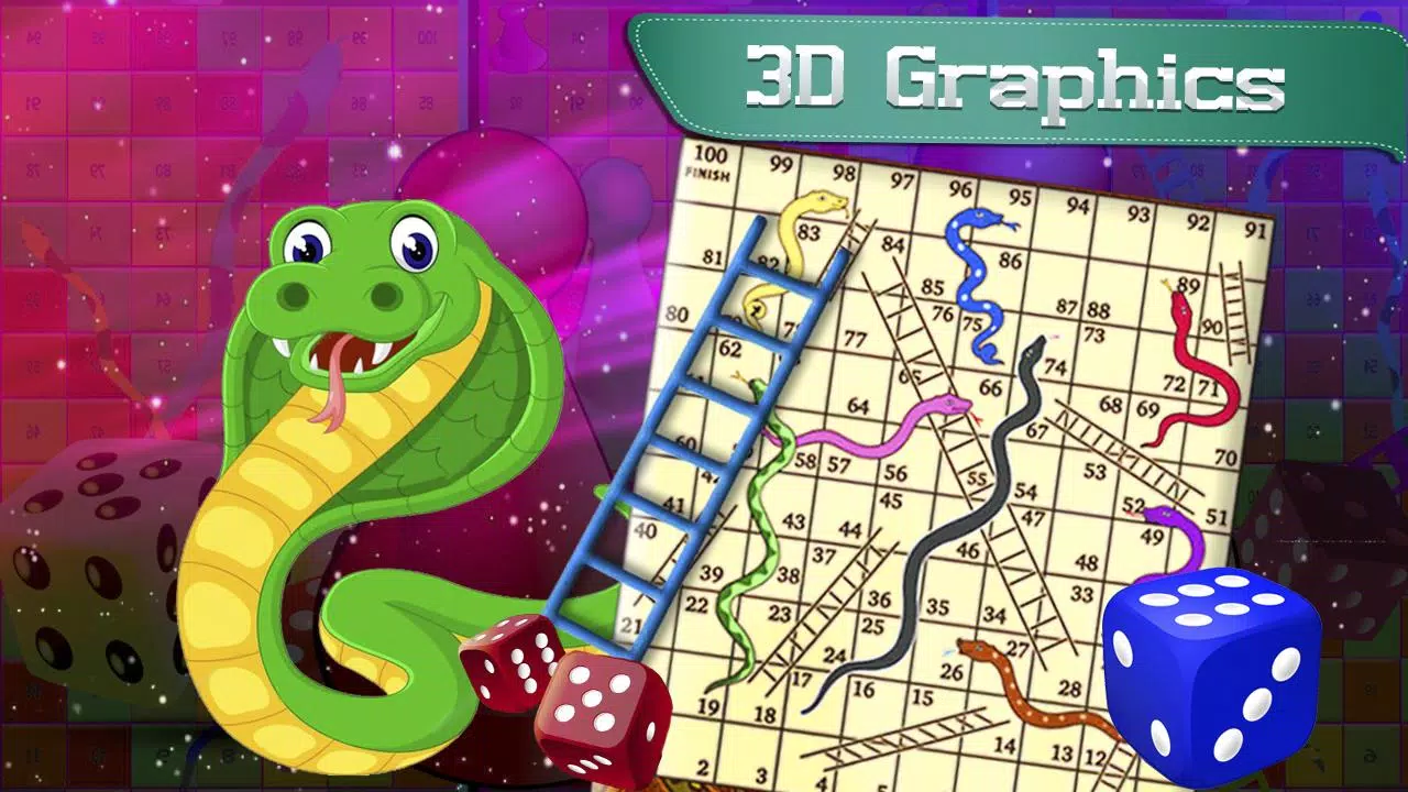 Ludo Snake and Ladder free game Captura de pantalla 1